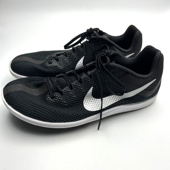 Nike Zoom Rival Distance Spikes Track and Field Shoes Men's Size 8.5 Black - Picture 2 of 9
